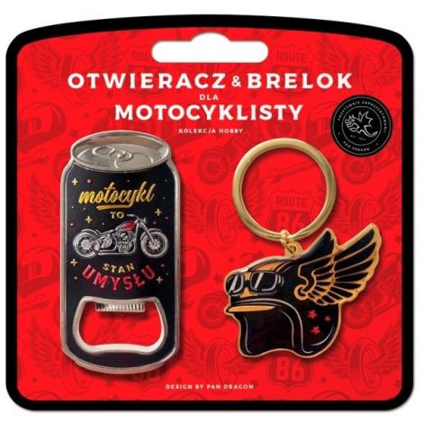 Zestaw Brelok + Otwieracz Pan Dragon Hobby Motocykl
